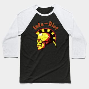 Vintage Infa Riot Poster Baseball T-Shirt